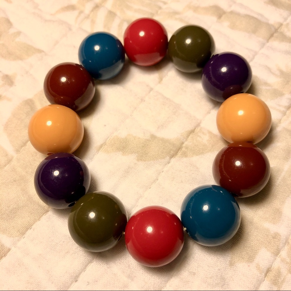 Multicolor beaded bracelet